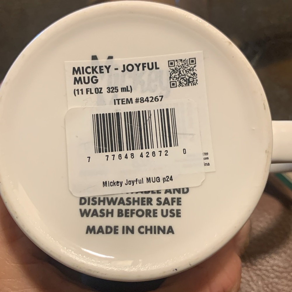 MICKEY MOUSE JOYFUL MUG,COFFEE CUP COFFEE MUG - Picture 4 of 7